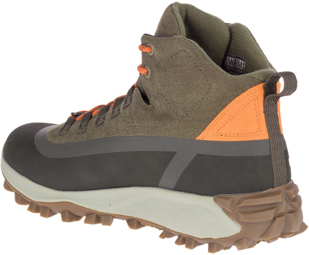 Merrell Støvler Herre - Thermo Snowdrift Mid Shell Waterproof - Olivengrøn - VXW960123